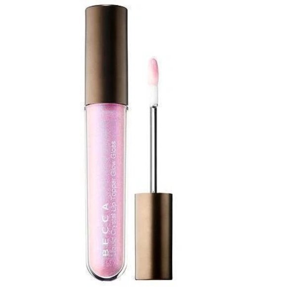 Becca Liquid Crystal Lip Topper Glow Gloss Amethyst Geode Shimmer Full SZ *USED - Picture 1 of 5